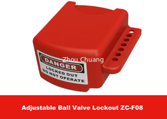 중국 OEM 빨간색 3 잠금장치는 210G 조정할 수 있는 플랜지된 볼 밸브 공장 폐쇄에 구멍을 뚫습니다 협력 업체