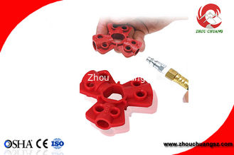 중국 빨간색 작은 사이즈 산업적 ABS 공압은 잠금을 급속 연결 해제합니다 협력 업체