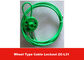 119g 2m 아BS 산업을 위한 UV 저항 PVC 코팅을 가진 빨간 바퀴 유형 케이블 차단 협력 업체