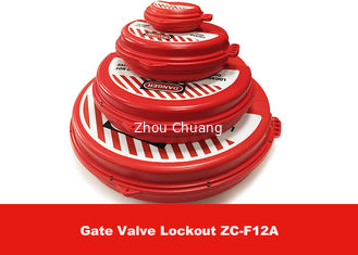 중국 새로운 표준 아BS 2.5&quot; - 5&quot; 빨간 게이트 밸브 차단, 안전 LOTO 장비 협력 업체