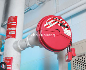 중국 ABS  자료 빨간  2개 패드 록 이용 가능한 밸브는 재쓰기 가능 브랜드로 들어오지 못하게 합니다 협력 업체