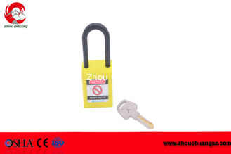 중국 ZC-G12 38 밀리미터 나일론 단열재 족쇄 제노이 안전 잠금 패드 록 오래가는 비전도성 PA 신체 협력 업체
