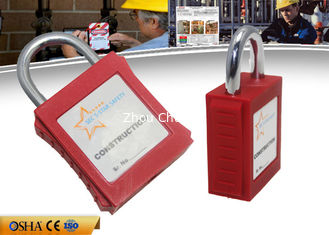 중국 ZC-G101 ABS 제노이 안전 잠금은 20 Mm 작은 강철 족쇄를 맹꽁이 자물쇠로 잠급니다 협력 업체