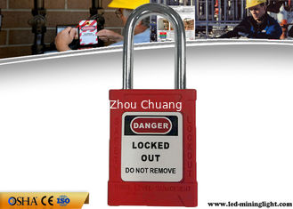 중국 안전 잠금은 38 Mm 강철 자물쇠 고리부 53 Mm ABS 잠금장치 본체를 맹꽁이 자물쇠로 잠급니다 협력 업체