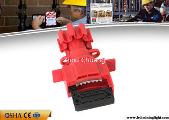 중국 오래가는 밸브 잠금 태그아웃, 빨간 보편적 가스 밸브 로크 아웃 장치 협력 업체