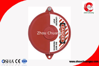 중국 뜨거운 판매 빨강은 5 크기 1&quot;를 - 2.5&quot; 직경 Tagout를 가진 표준 게이트 밸브 차단 착색했습니다 협력 업체